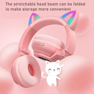 Foto 3 | Auriculares Bluetooth Led Cat Ear - Venta Internacional.