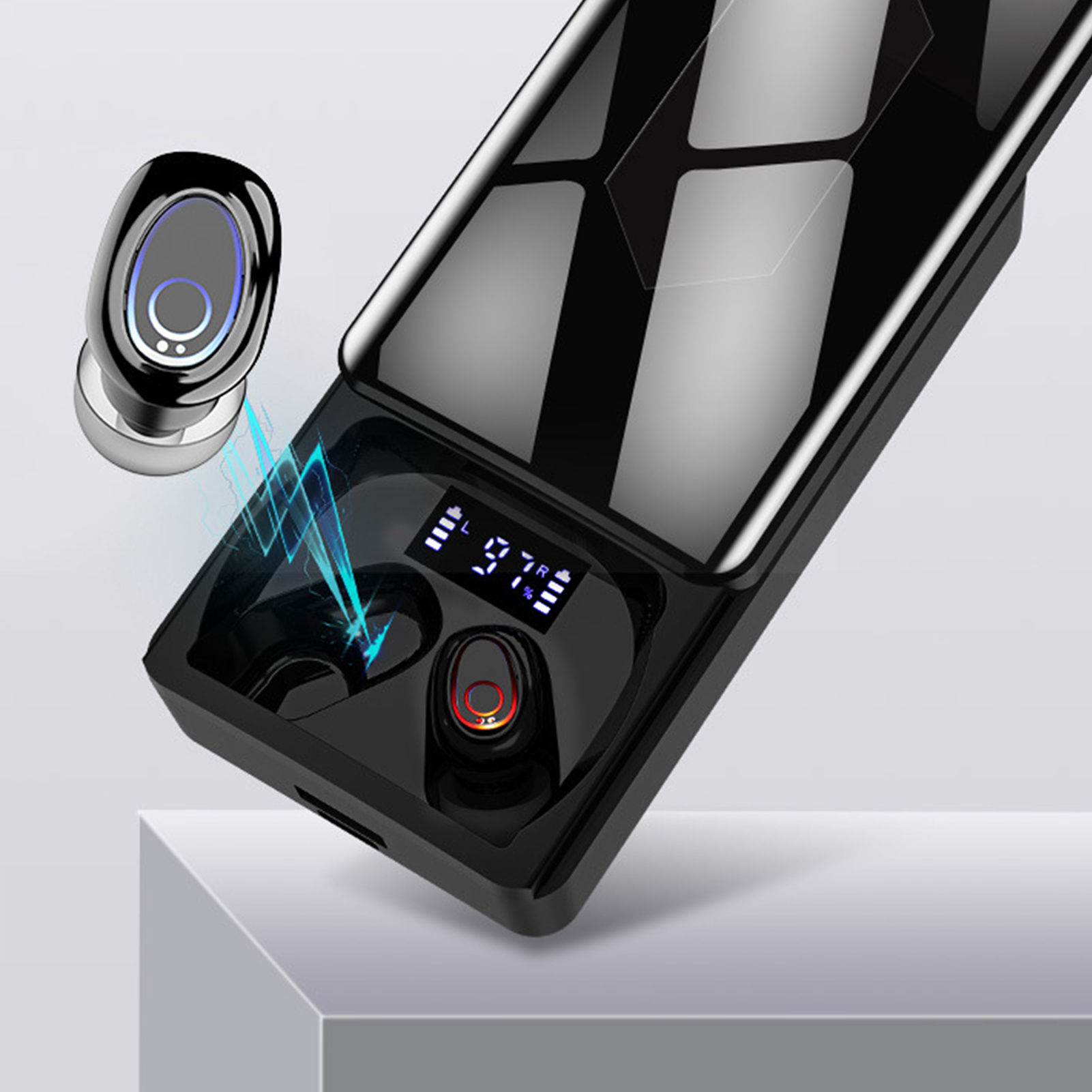 Auriculares Intraurales Con Pantalla Digital Bluetooth 5.1 - Venta Internacional.
