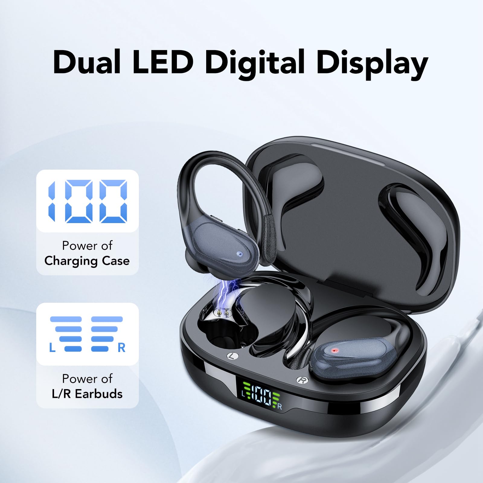 Foto 2 | Auriculares Inalámbricos Cascho Bx17 Bluetooth 5.3 60 Horas De Reproducción Ip - Venta Internacional.