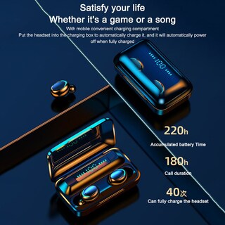 Foto 5 | Auriculares Inalámbricos Te Metal 5.0 Touch 9d Stereo Noise Cance - Venta Internacional.