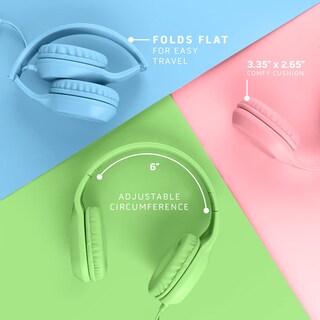 Foto 4 | Auriculares Sonitum Kids For School, Paquete De 5 Unidades, Supraaurales, Con Cable, 3,5 Mm - Venta Internacional.