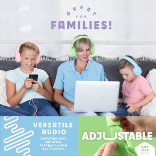 Foto 5 | Auriculares Sonitum Kids For School, Paquete De 5 Unidades, Supraaurales, Con Cable, 3,5 Mm - Venta Internacional.