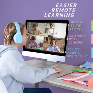 Foto 7 | Auriculares Sonitum Kids For School, Paquete De 5 Unidades, Supraaurales, Con Cable, 3,5 Mm - Venta Internacional.