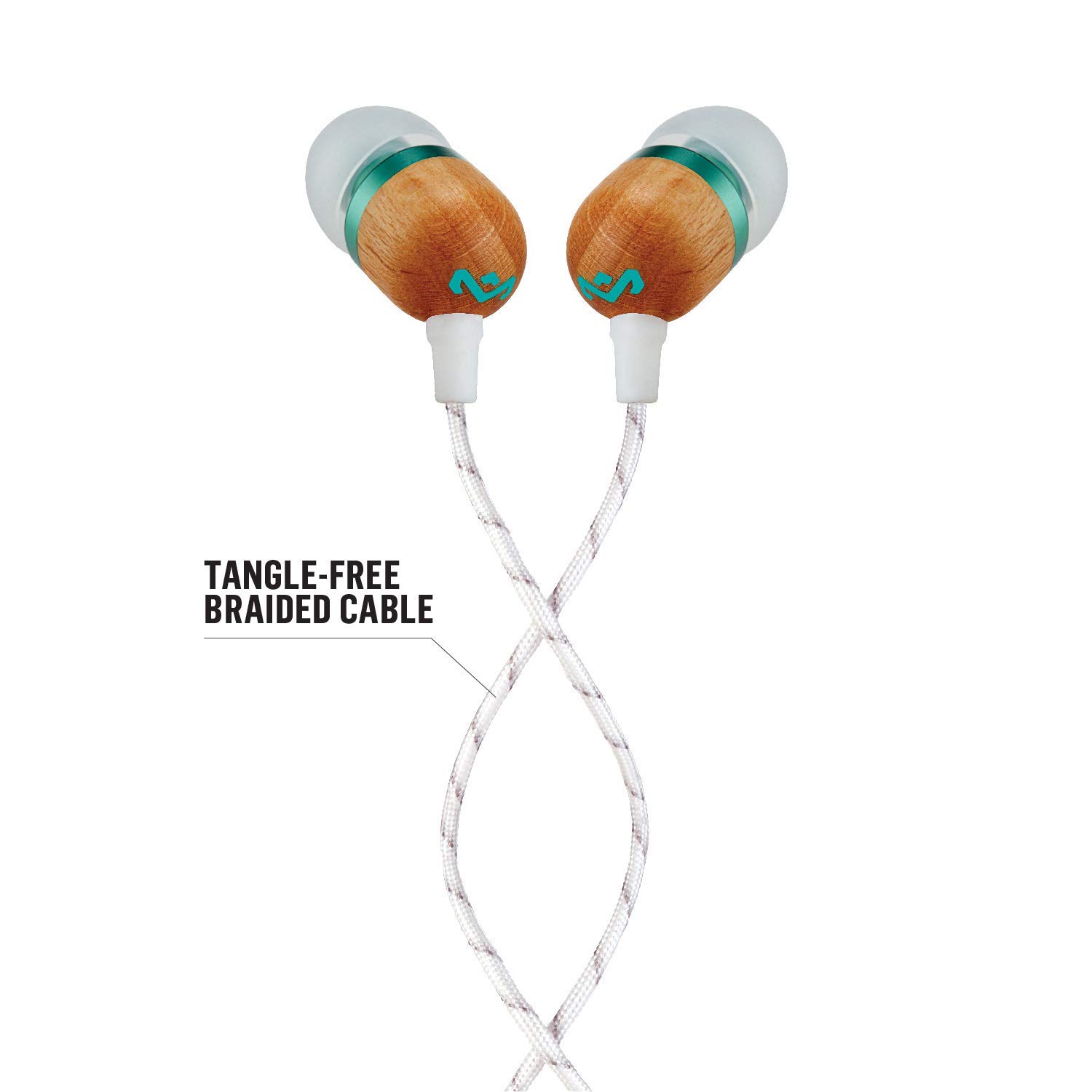 Foto 3 pulgar | Auriculares Con Cable House Of Marley Smile Jamaica Con Micrófono - Mint - Venta Internacional.
