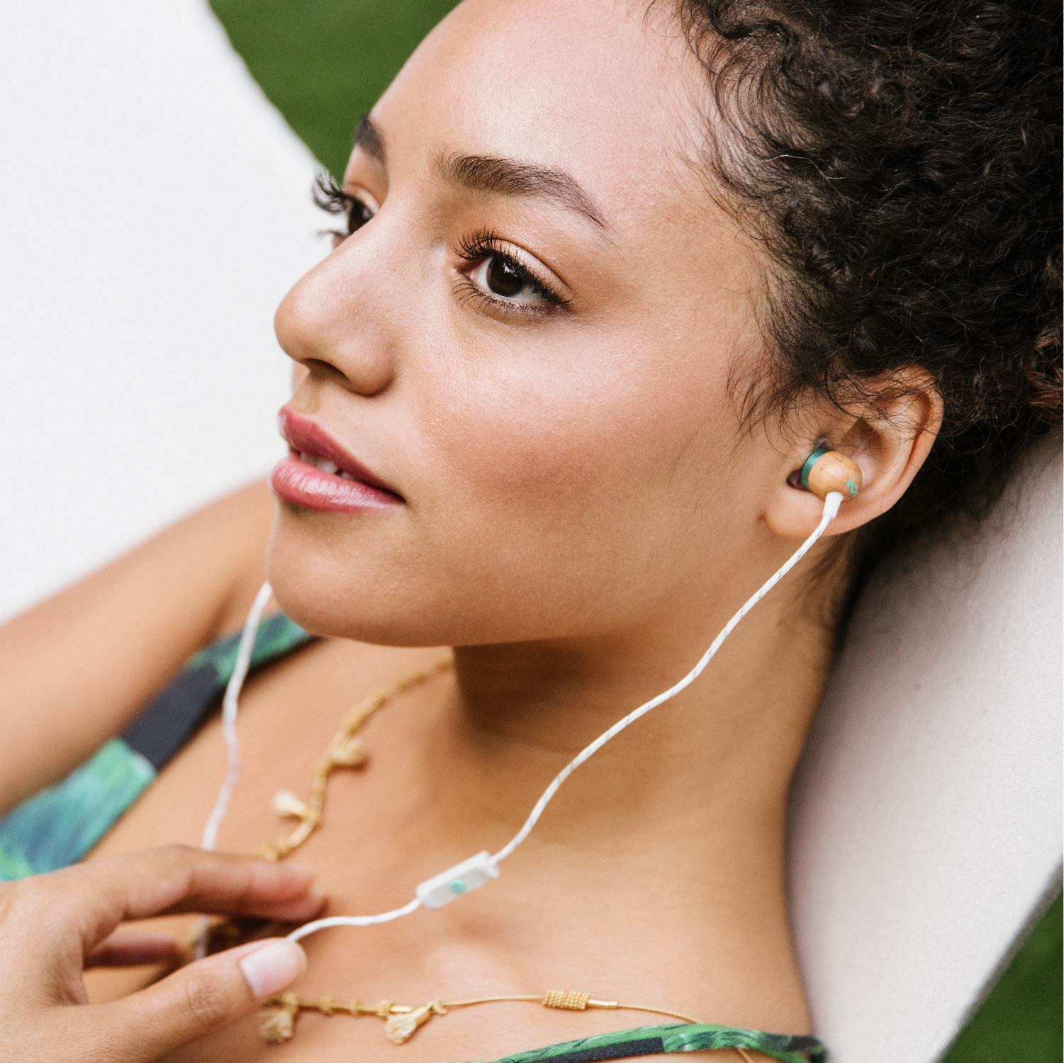 Foto 6 | Auriculares Con Cable House Of Marley Smile Jamaica Con Micrófono - Mint - Venta Internacional.