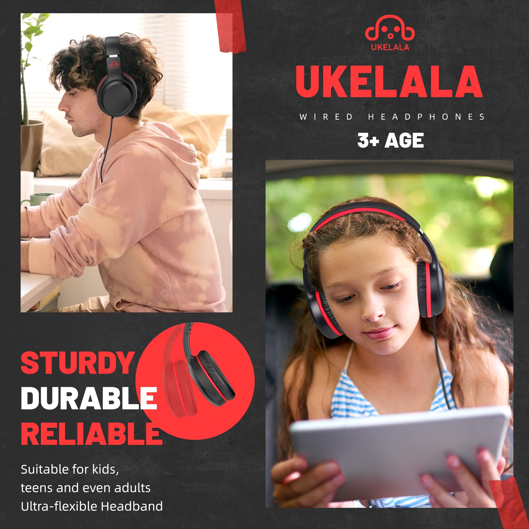 Foto 5 pulgar | Auriculares Con Cable Ukelala, Paquete De 5 Unidades, Estéreo, Ligeros - Venta Internacional.