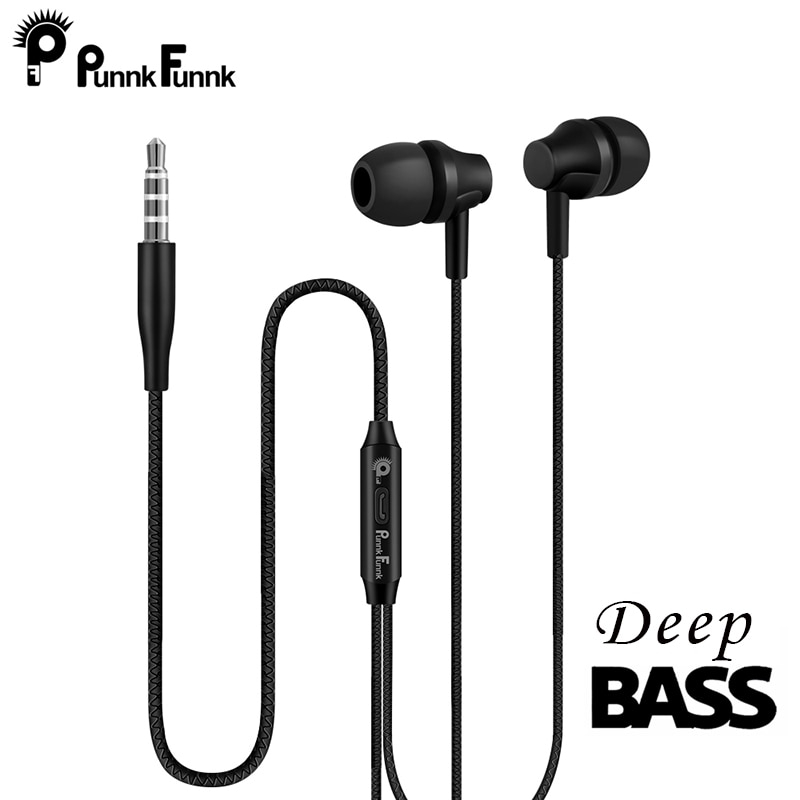 Foto 2 pulgar | Auriculares Intraurales Trenzados Punnkfunnk Con Micrófono - Venta Internacional.