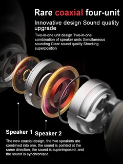 Foto 2 | Auriculares Intraurales Trenzados Punnkfunnk Con Micrófono - Venta Internacional.