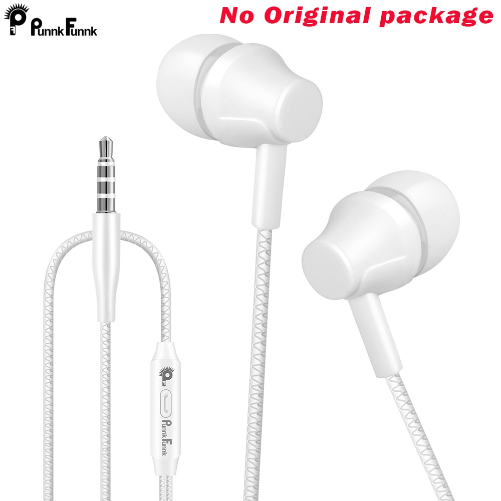 Foto 6 pulgar | Auriculares Intraurales Trenzados Punnkfunnk Con Micrófono - Venta Internacional.