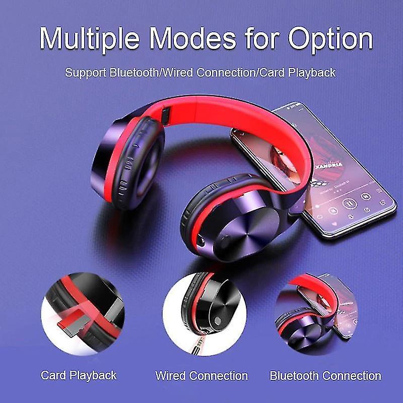 Foto 5 pulgar | Auriculares Estéreo Plegables Compatibles Con Bluetooth 5.0 - Venta Internacional.