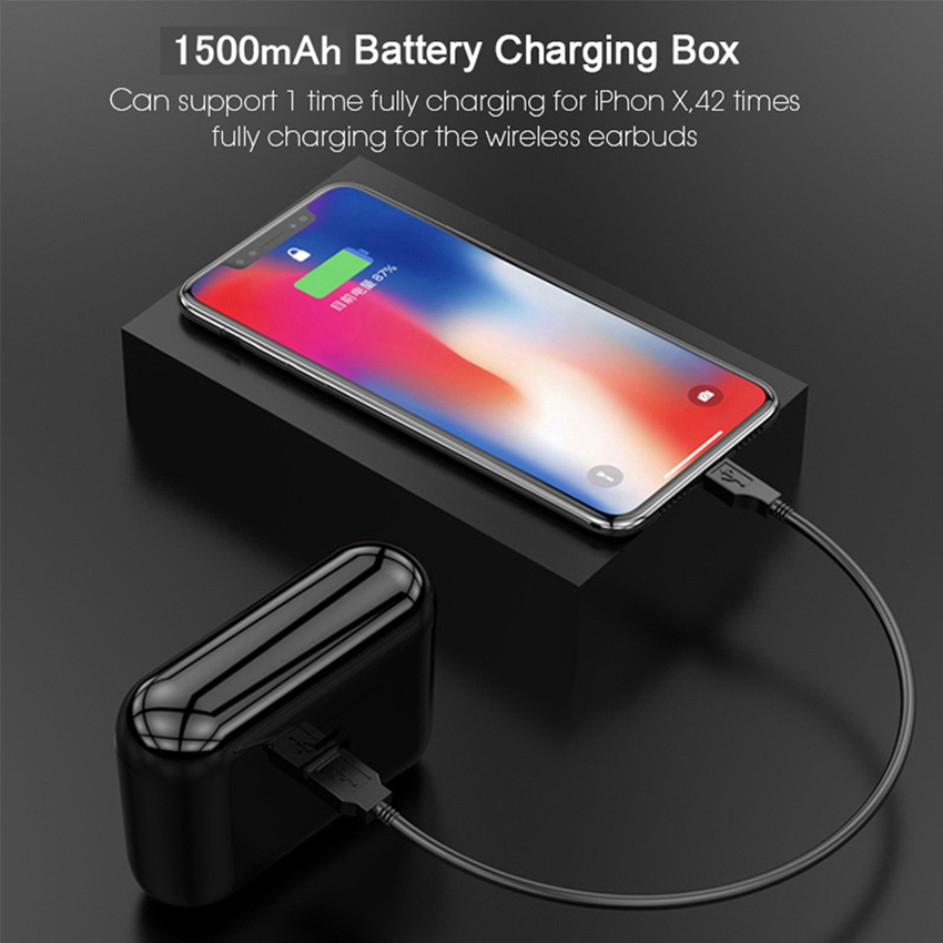 Foto 2 | Auriculares Inalámbricos Bluetooth Hbq Q32 Con Batería Externa De 1500 Mah - Venta Internacional.