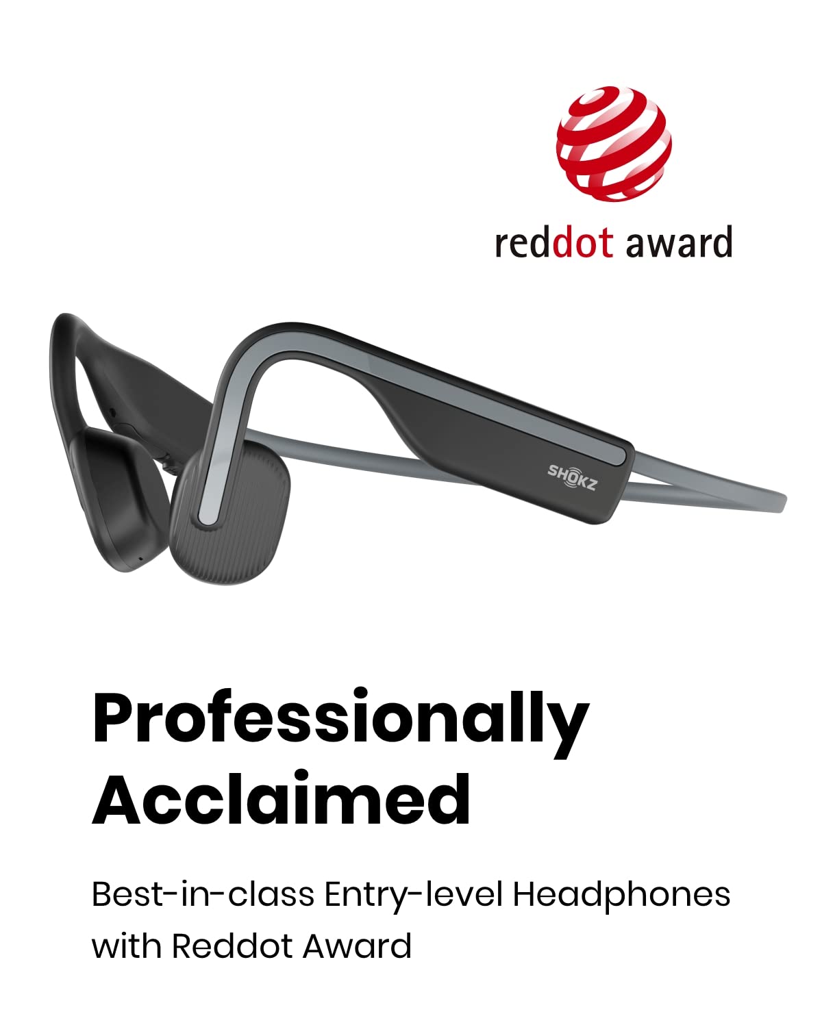 Foto 5 pulgar | Auriculares Deportivos Bluetooth Shokz Openmove Resistentes Al Sudor, Color Gris - Venta Internacional.