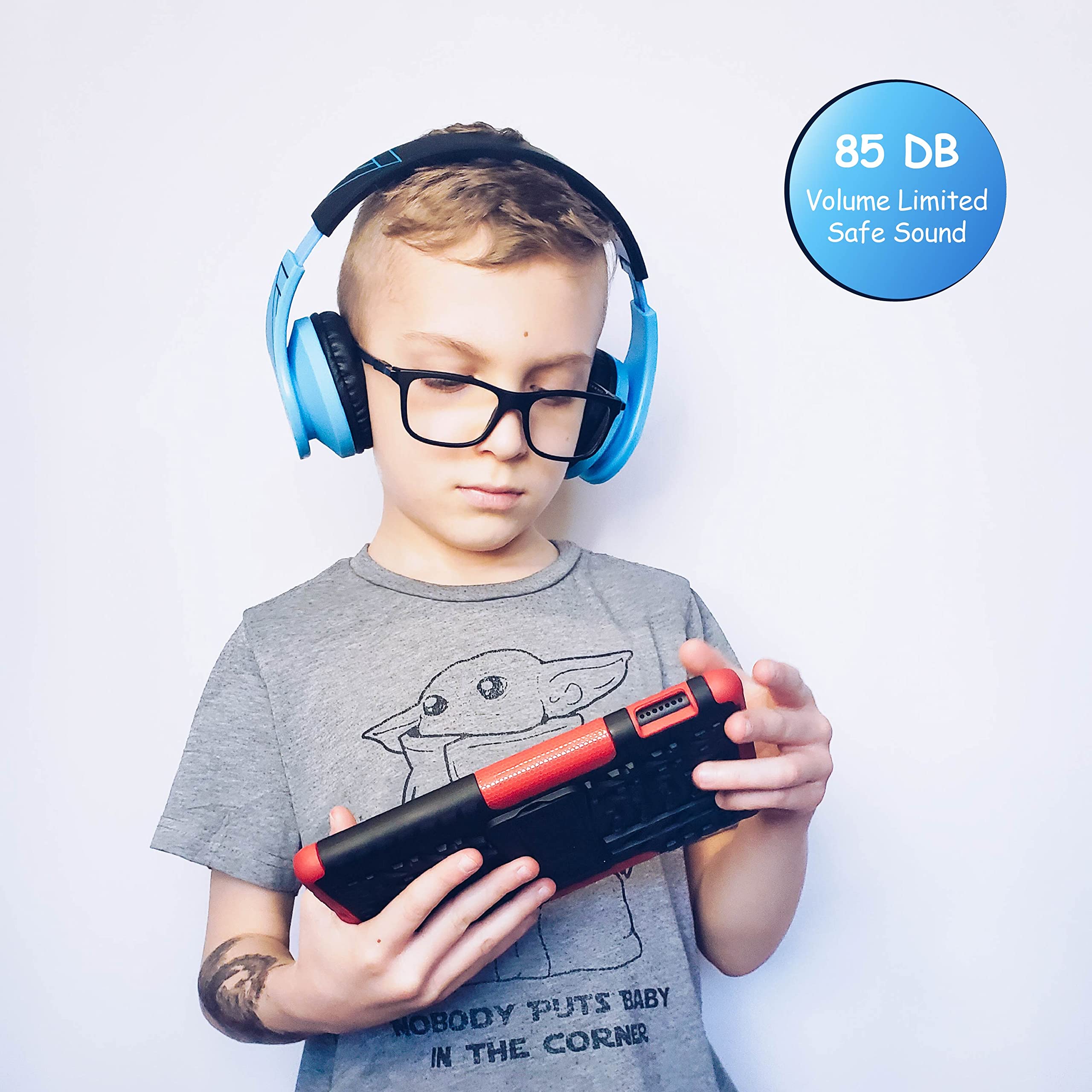 Foto 6 pulgar | Auriculares Bluetooth Powerlocus Para Niños Con Micrófono 85db - Venta Internacional.