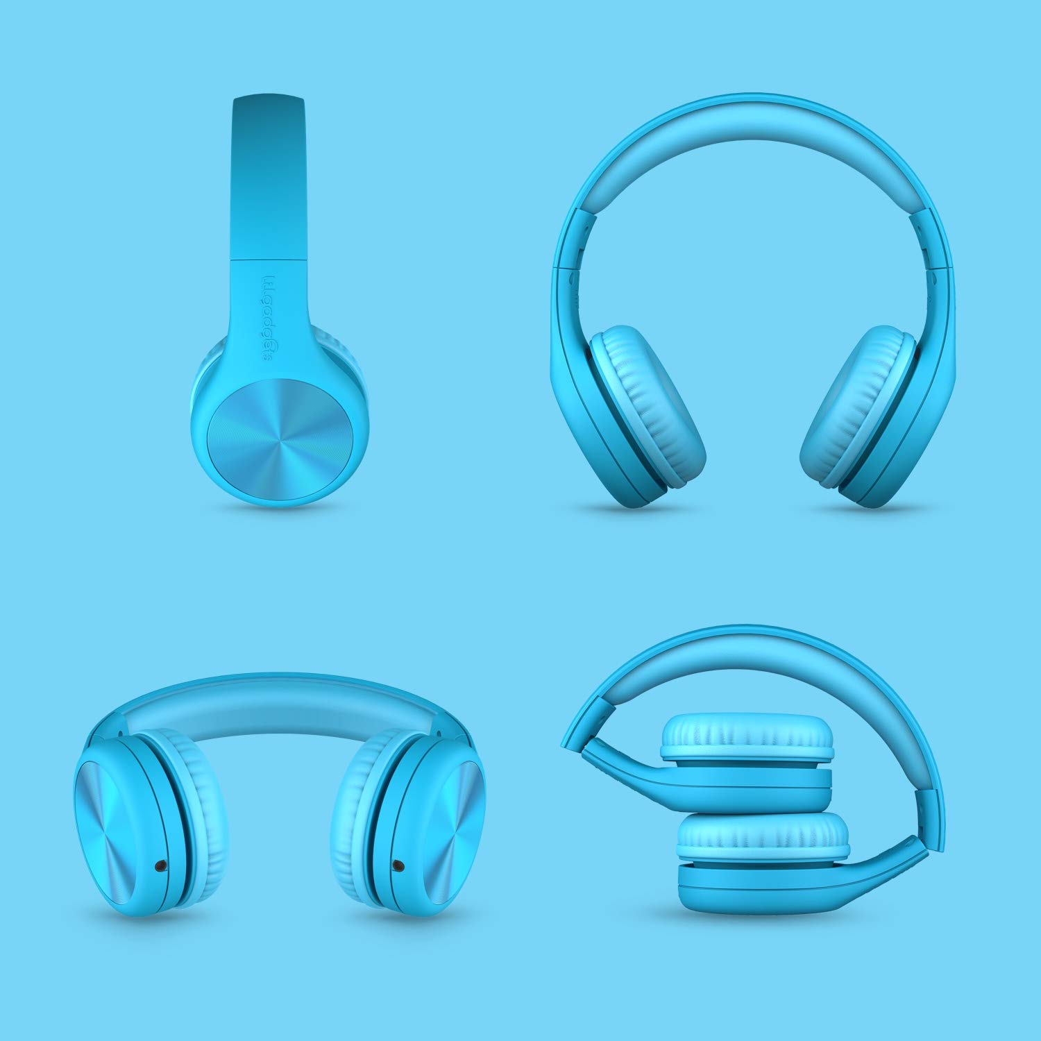 Foto 7 pulgar | Auriculares Lilgadgets Connect+ Pro Kids Con Cable Azul De 3 A 7 Años - Venta Internacional.