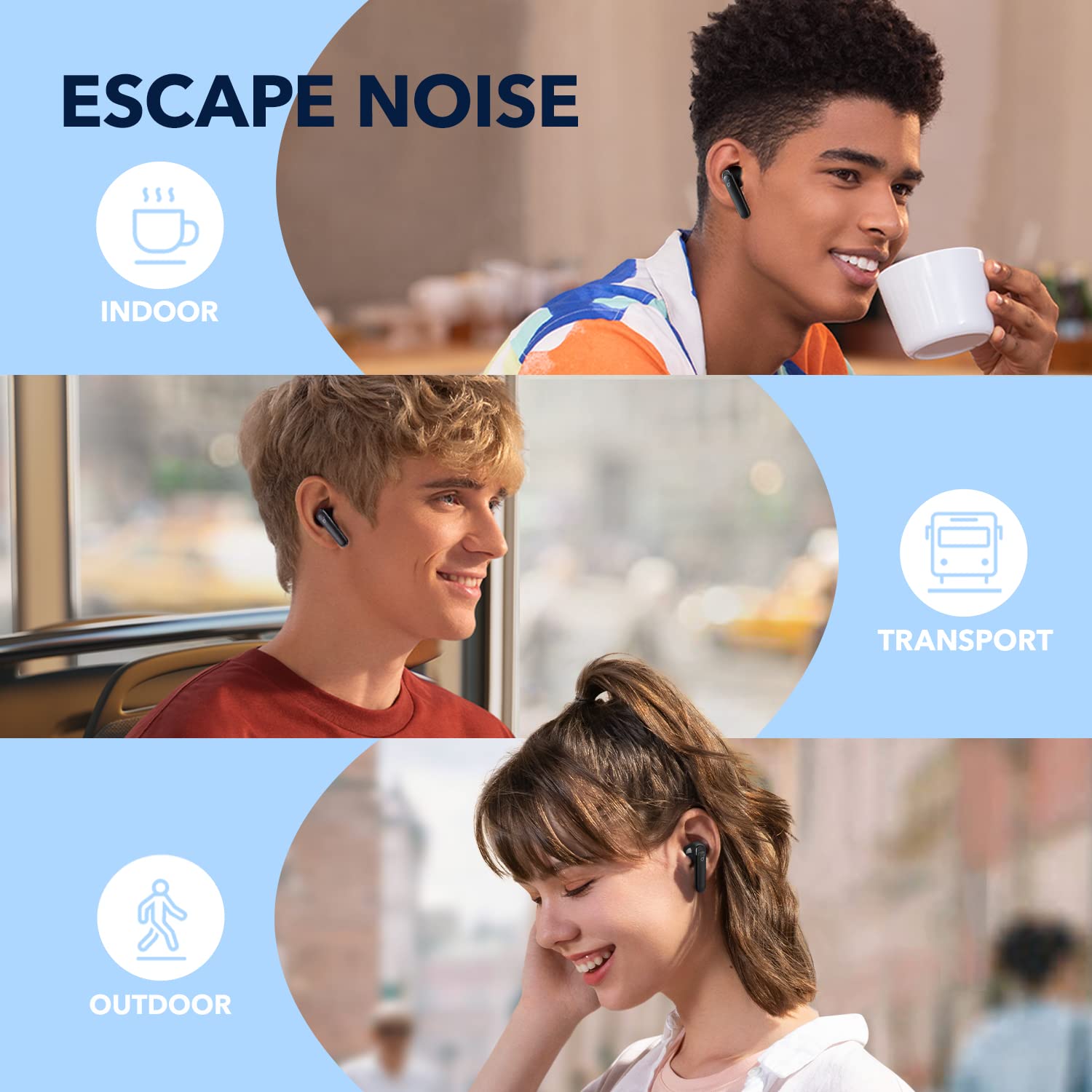 Foto 6 pulgar | Auriculares Inalámbricos Bluetooth Soundcore Life P3 Negros - Venta Internacional.