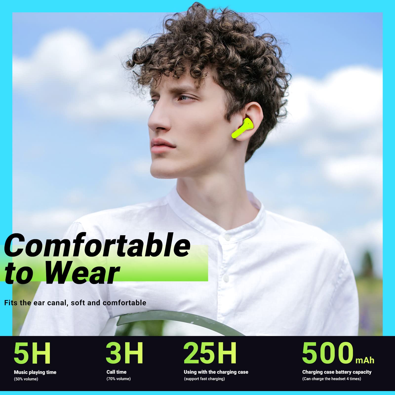 Foto 6 pulgar | Auriculares Inalámbricos Acefast T6 Bluetooth Con Cancelación De Ruido Enc - Venta Internacional.