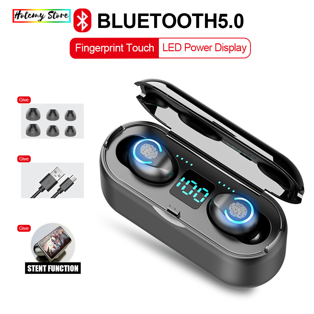 Foto 2 pulgar | Auriculares Inalámbricos Hotcmy Store F9 Bluetooth 5.0 Tws Hifi - Venta Internacional.