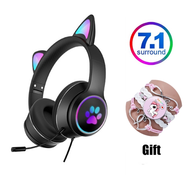 Foto 5 | Auriculares Para Gatos Y Niñas Con Cable Y Cancelación De Ruido - Venta Internacional.