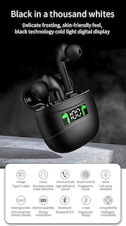 Foto 5 | Auriculares Bluetooth Auriculares Inalámbricos Estéreo Deportivos - Venta Internacional.