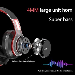 Foto 3 | Auriculares Bluetooth Lenovo Hd200 Inalámbricos Con Batería De 20 H - Venta Internacional.