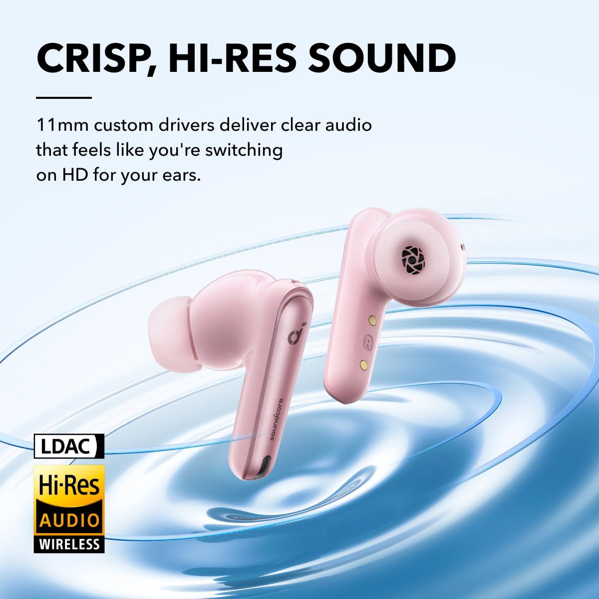 Foto 5 pulgar | Audífonos True Wireless Rosas con Bluetooth-Venta Internacional