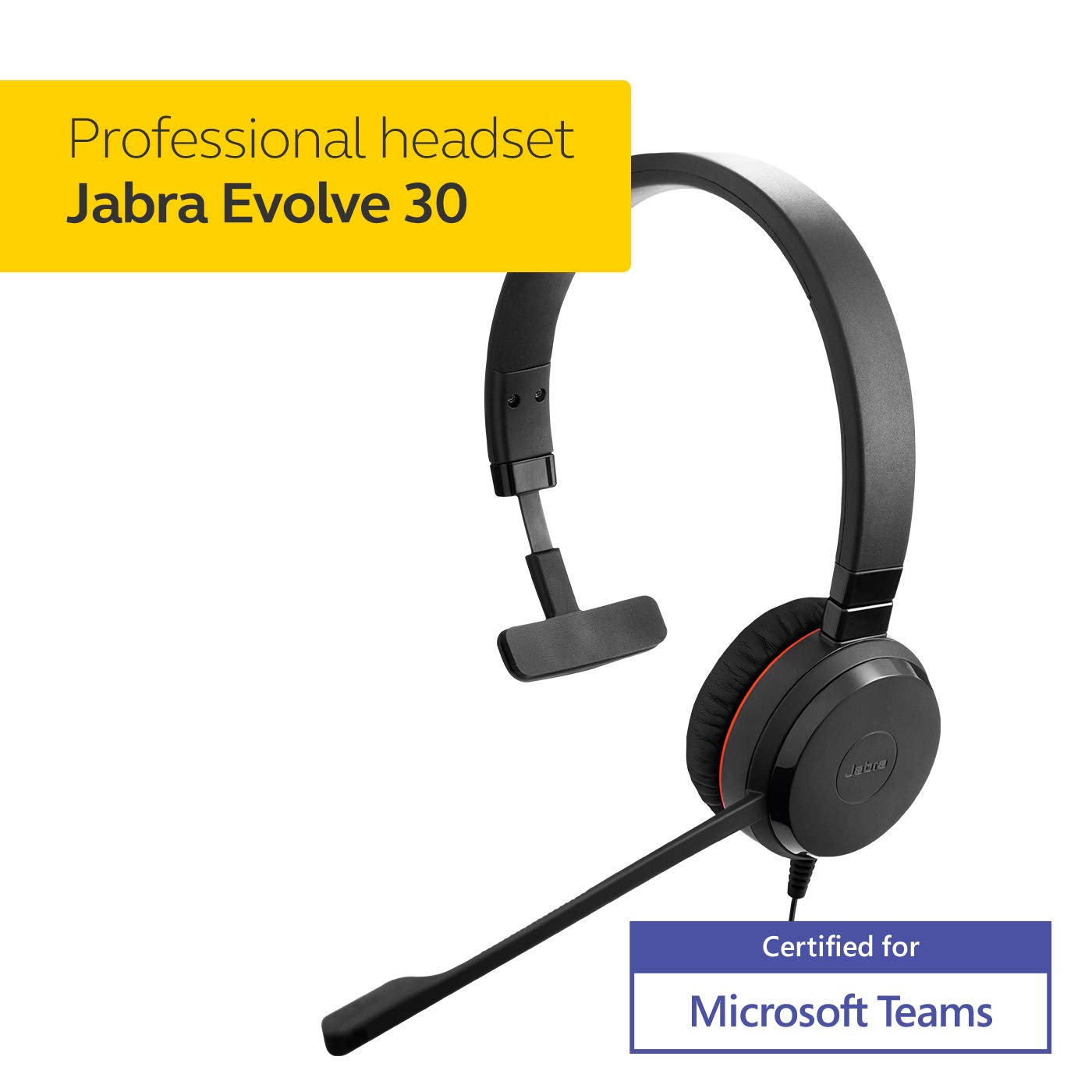 Foto 3 pulgar | Auriculares Con Cable Jabra Evolve 30 Ii Mono Optimizados Para Ms - Venta Internacional.
