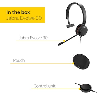 Foto 6 | Auriculares Con Cable Jabra Evolve 30 Ii Mono Optimizados Para Ms - Venta Internacional.
