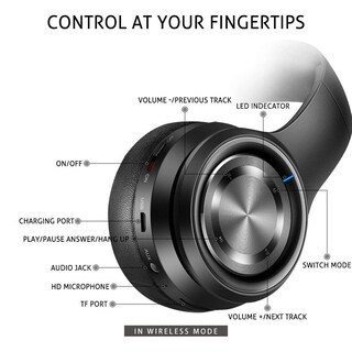 Foto 3 | Auriculares Bluetooth P26 Con Controlador De 40 Mm Y Batería De 30 H - Venta Internacional.