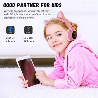 Foto 5 | Auriculares Inalámbricos Bluetooth Con Diadema Y Led De 5 Colores - Venta Internacional.