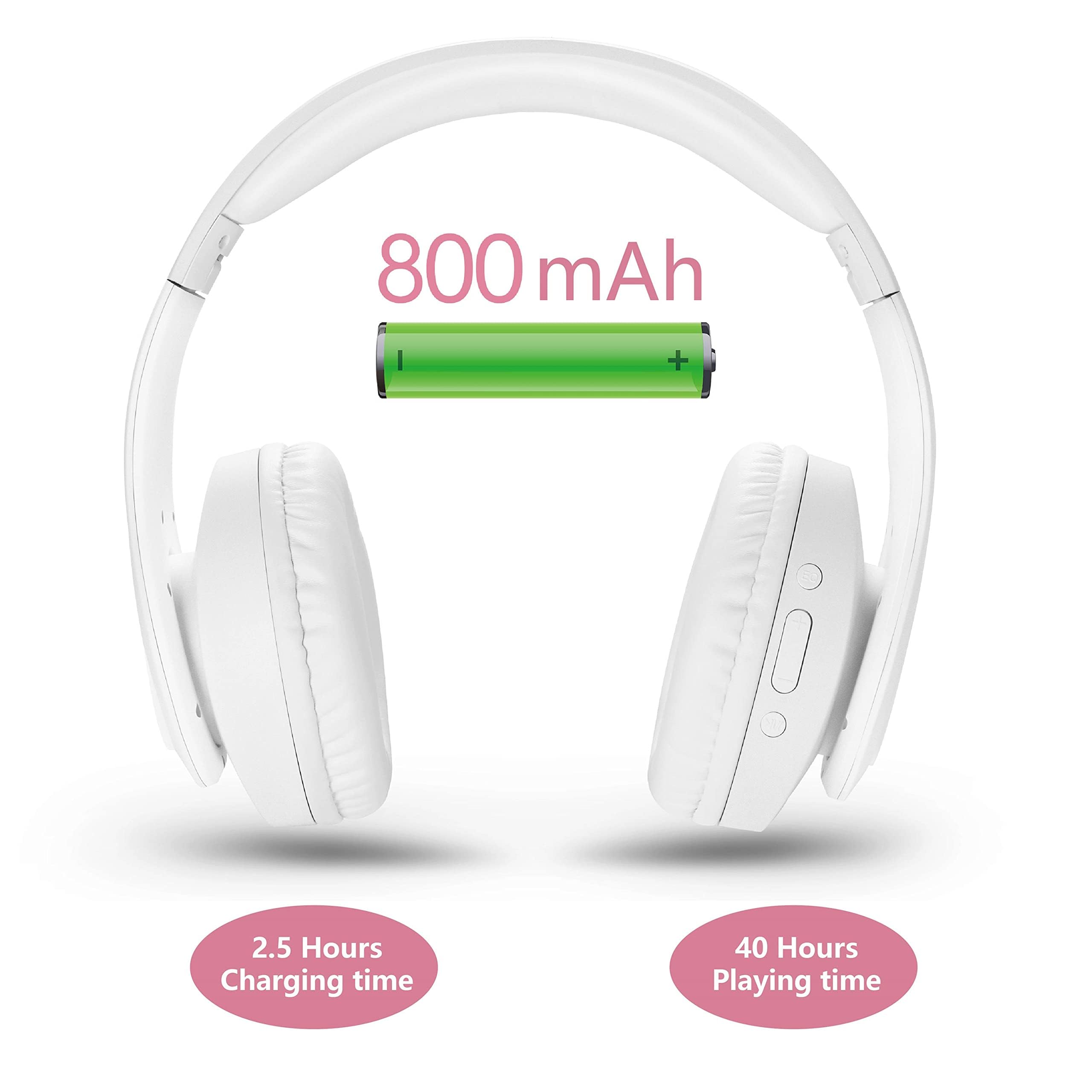 Foto 3 pulgar | Auriculares Bluetooth Pollini Wireless 40h Playtime Blancos - Venta Internacional.
