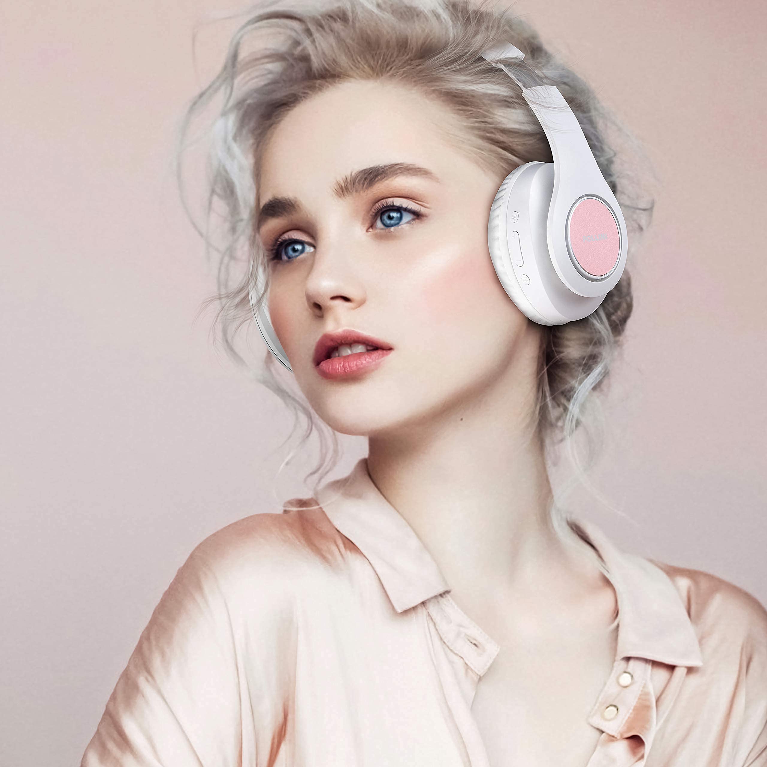 Foto 4 | Auriculares Bluetooth Pollini Wireless 40h Playtime Blancos - Venta Internacional.