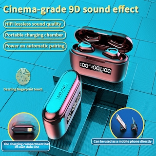 Foto 1 | Auriculares Tws 9d Hd Touch Control 5.1 Inalámbricos Bluetooth V5.1 - Venta Internacional.