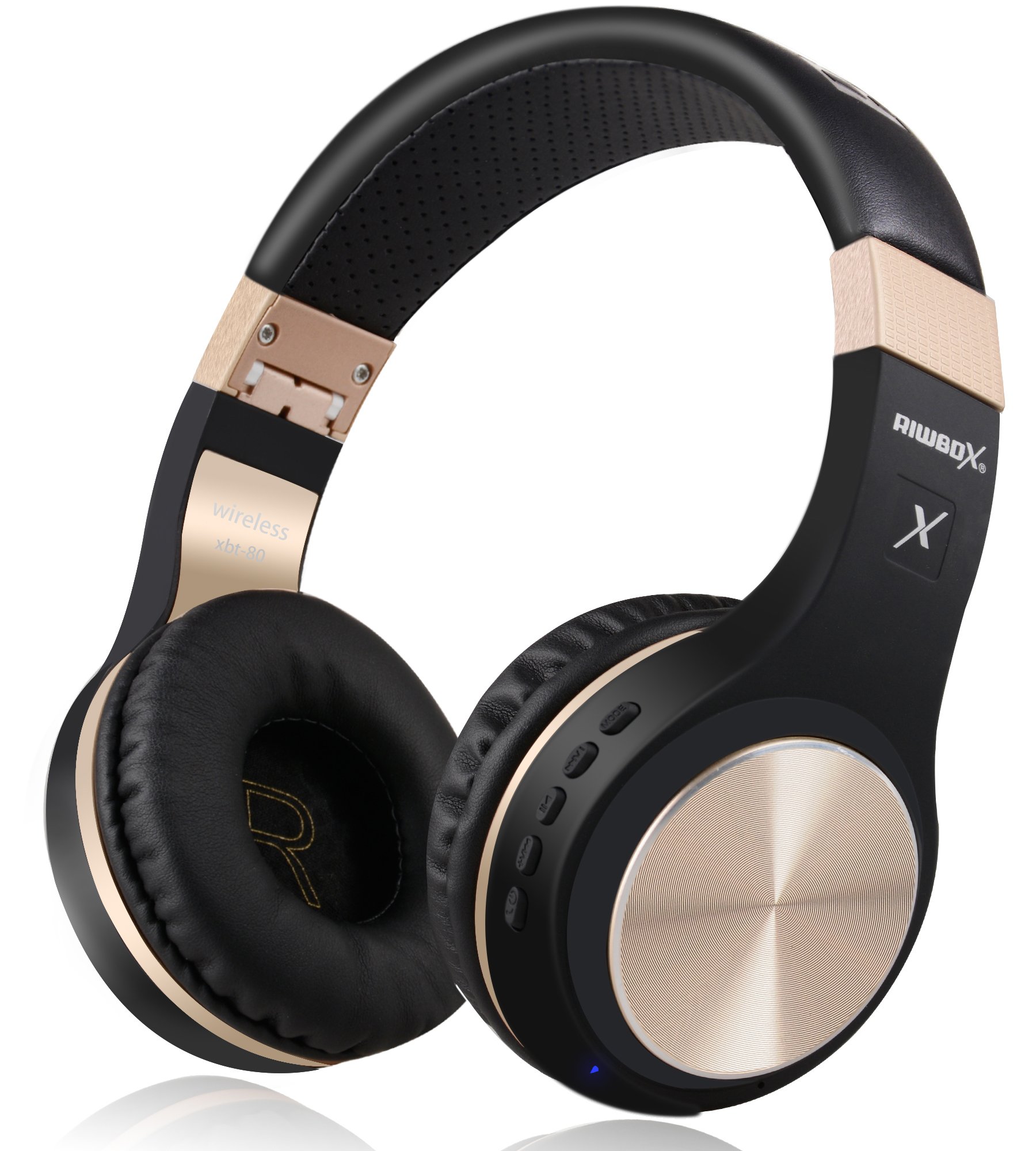 Foto 2 pulgar | Auriculares Bluetooth Riwbox Xbt-80 Plegables Para Colocar Sobre La Oreja Black Go - Venta Internacional.