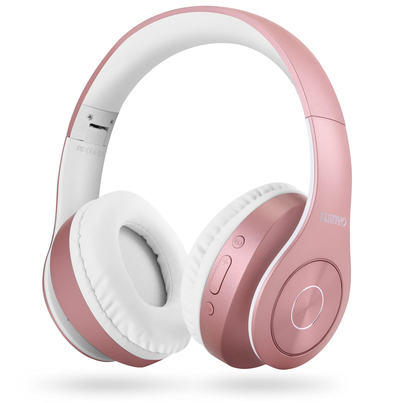 Foto 1 | Auriculares Bluetooth Tuinyo Tp19 Over Ear 40h Playtime Rose  - Venta Internacional.