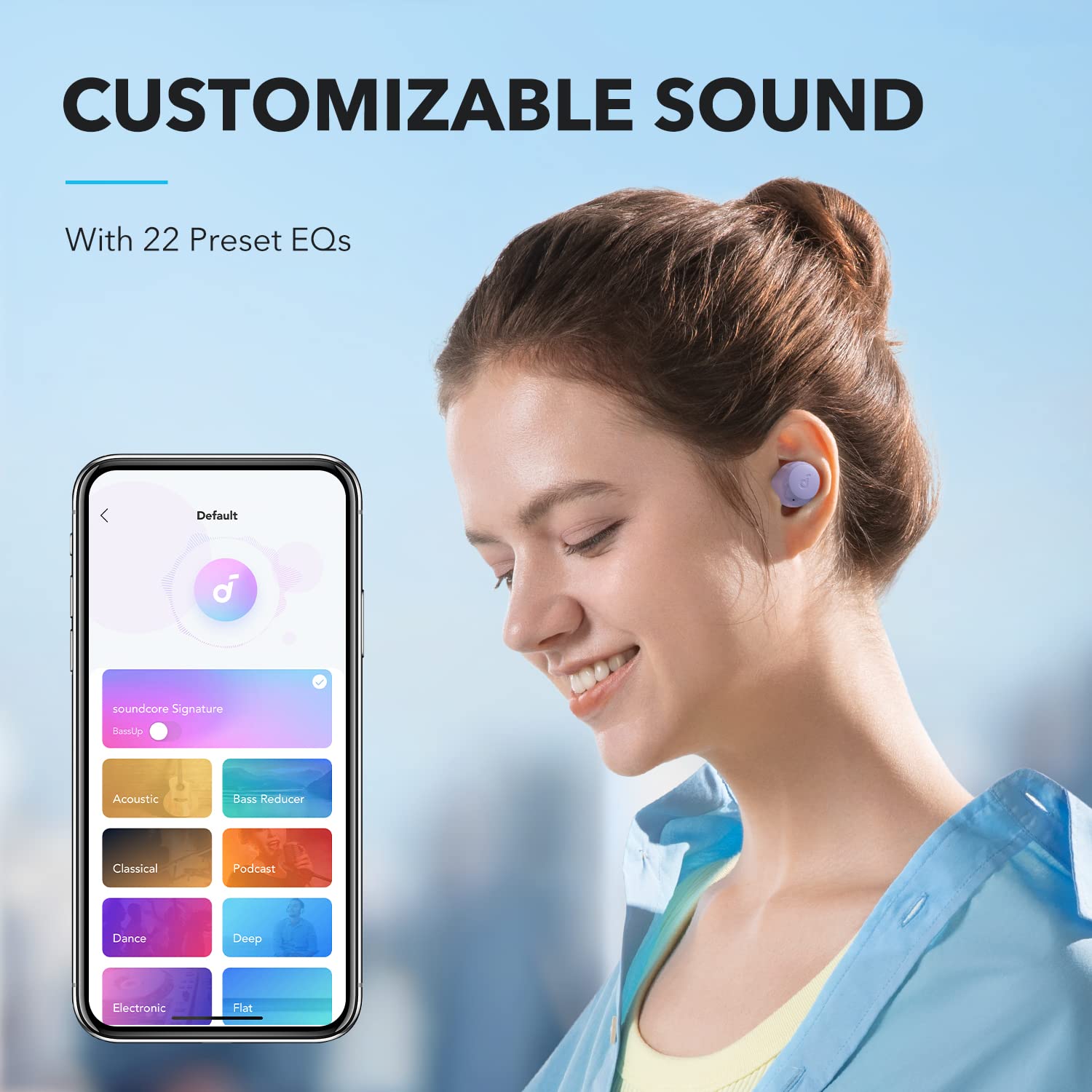Foto 3 pulgar | Auriculares True Wireless Soundcore A20i Bluetooth 5.3 Púrpura - Venta Internacional.