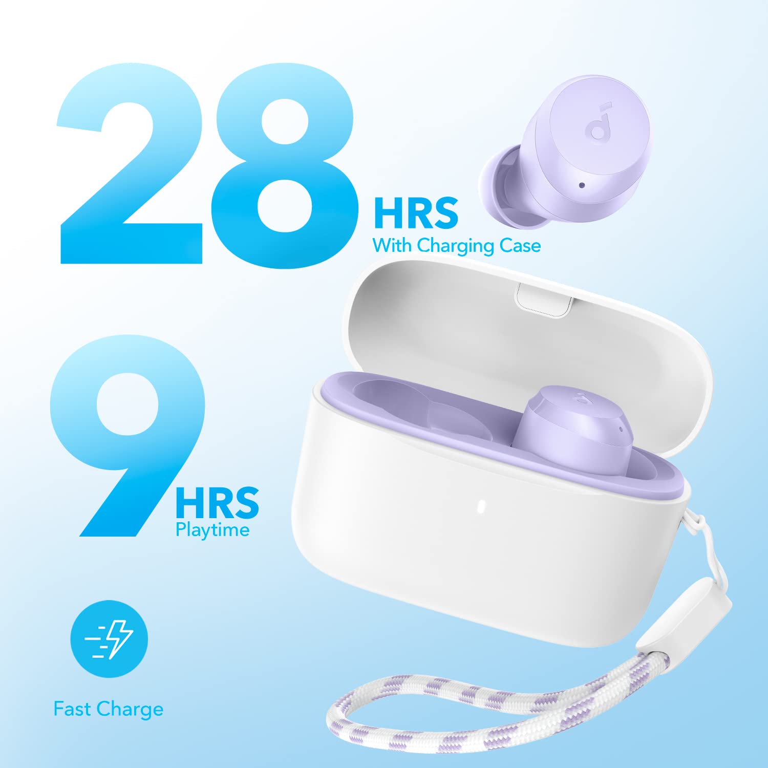 Foto 5 pulgar | Auriculares True Wireless Soundcore A20i Bluetooth 5.3 Púrpura - Venta Internacional.