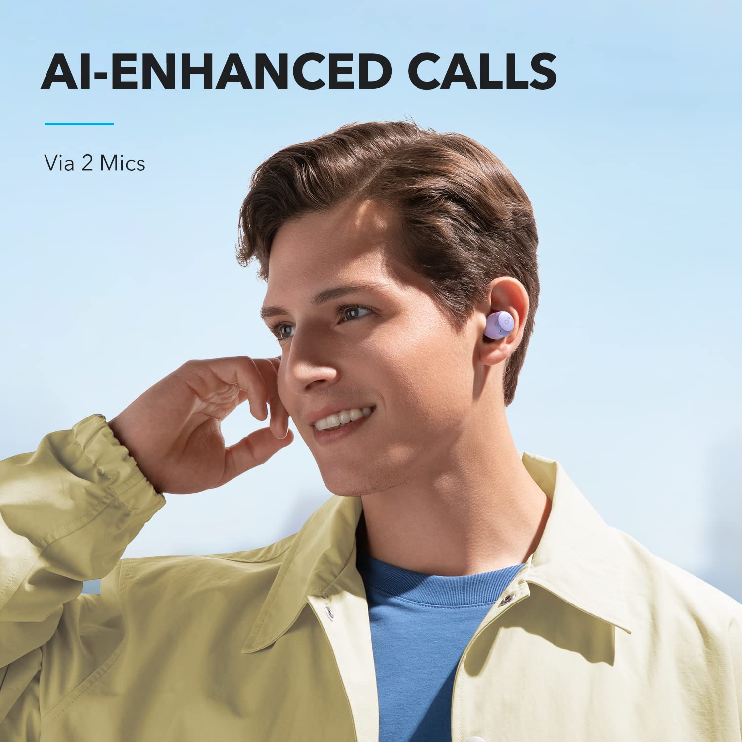 Foto 7 pulgar | Auriculares True Wireless Soundcore A20i Bluetooth 5.3 Púrpura - Venta Internacional.