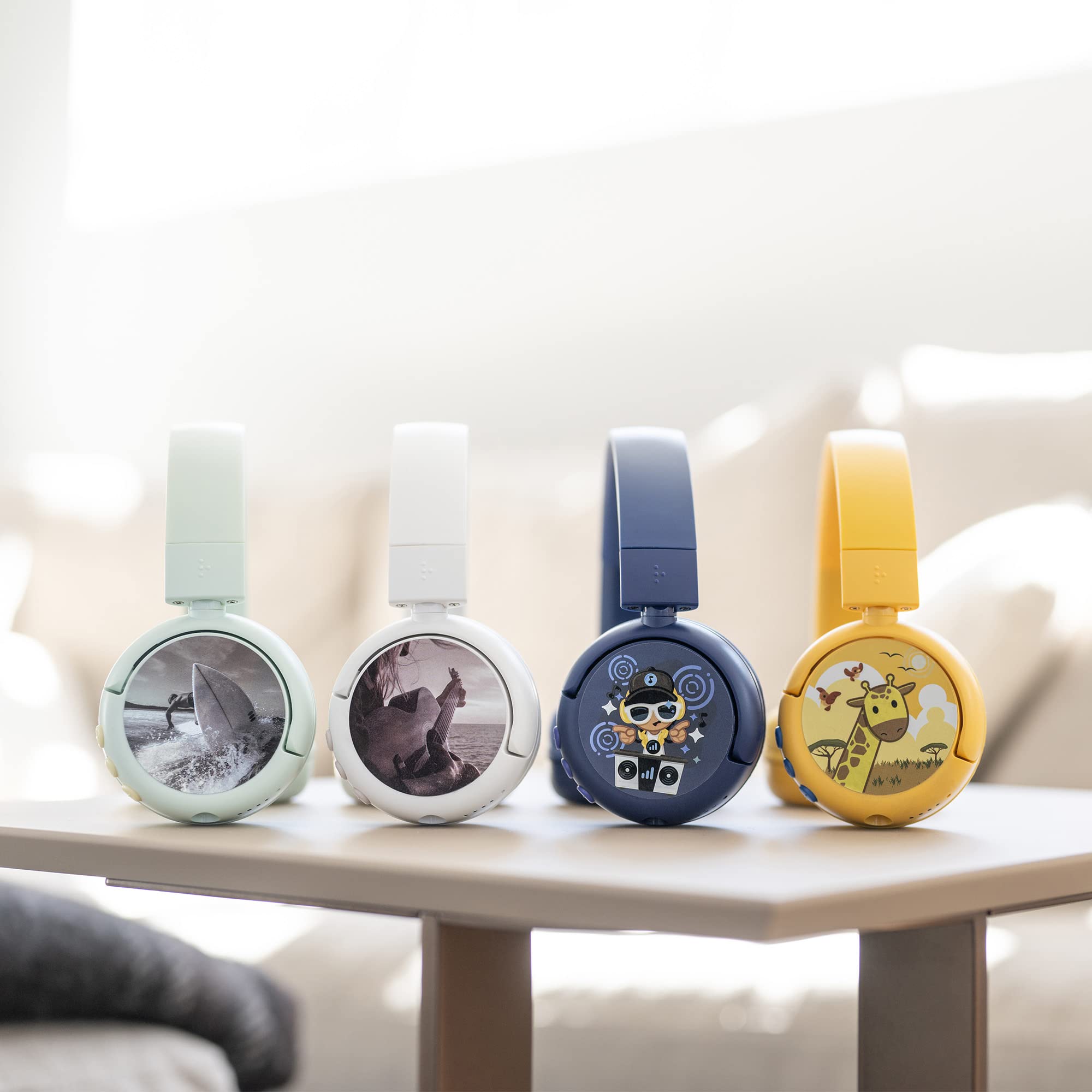 Foto 7 pulgar | Auriculares Supraaurales Inalámbricos Bluetooth Para Niños Buddyphones Pop Fu - Venta Internacional.