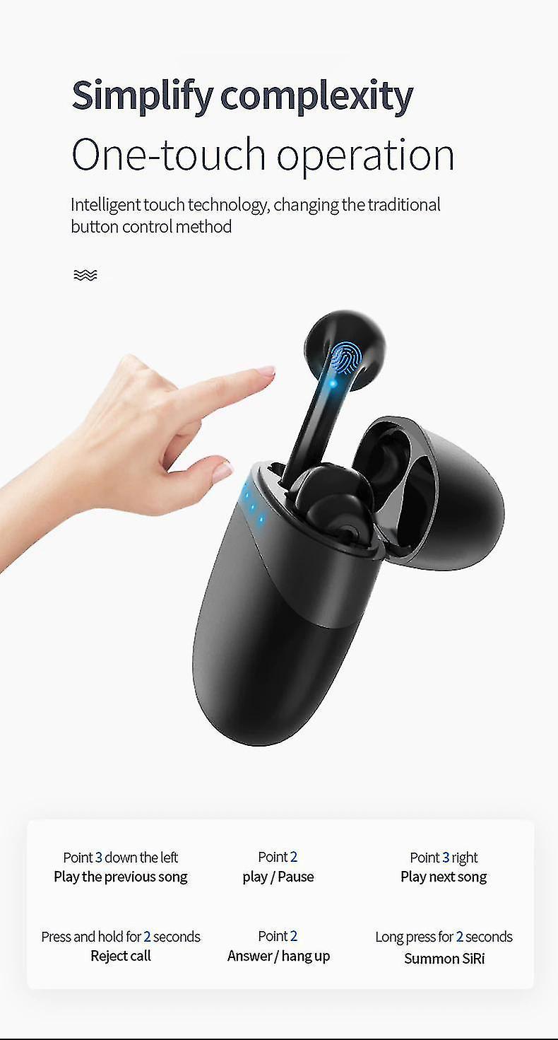 Foto 4 pulgar | Auriculares Inalámbricos Bluetooth V5.0 Estéreo Bass - Venta Internacional.