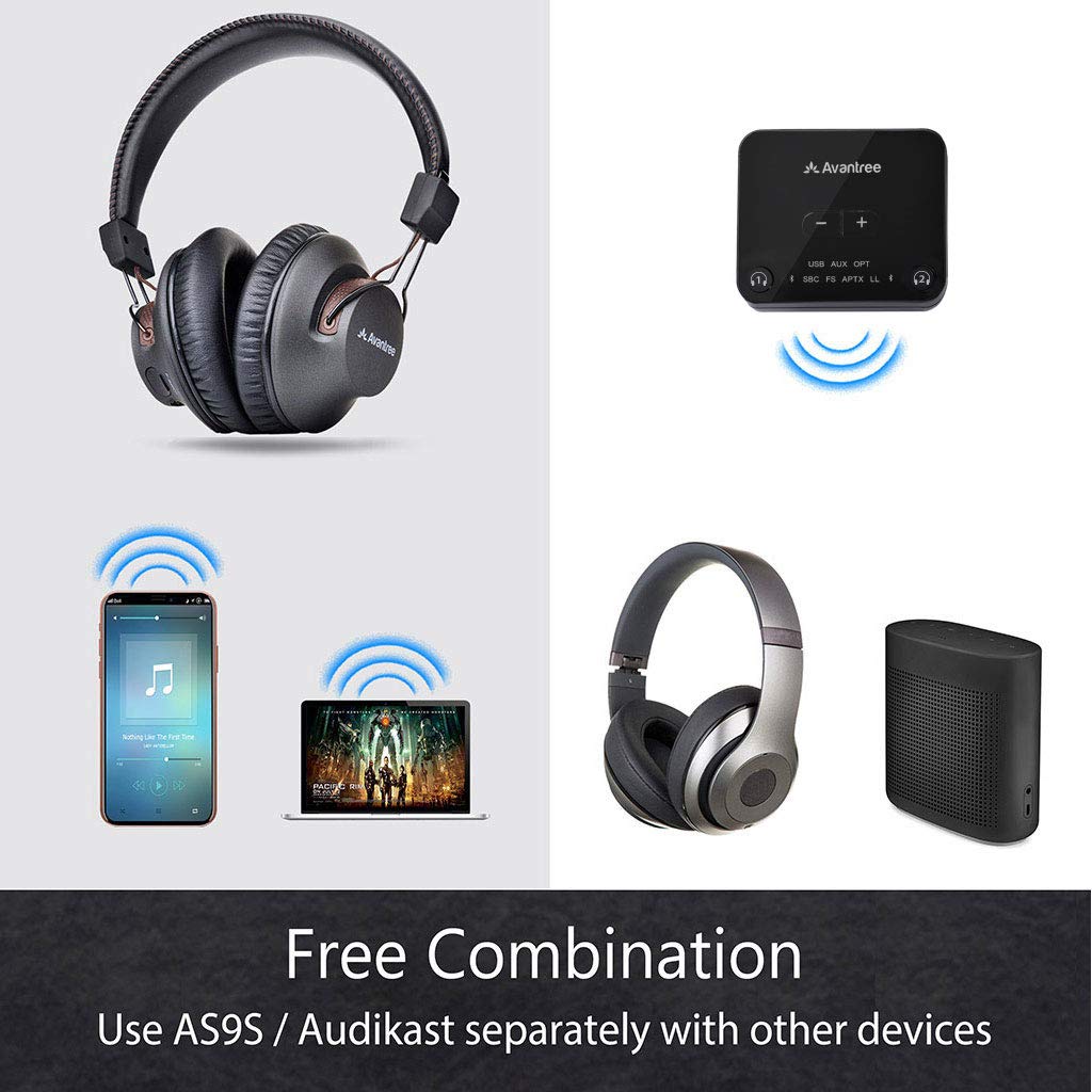Foto 7 | Auriculares Inalámbricos Avantree Ht4189 Para Tv Con Transmisor - Venta Internacional.