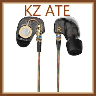 Foto 1 | Auriculares Kinera Kz Ate Con Cable De 3,5 Mm Con Micrófono, Color Negro - Venta Internacional.