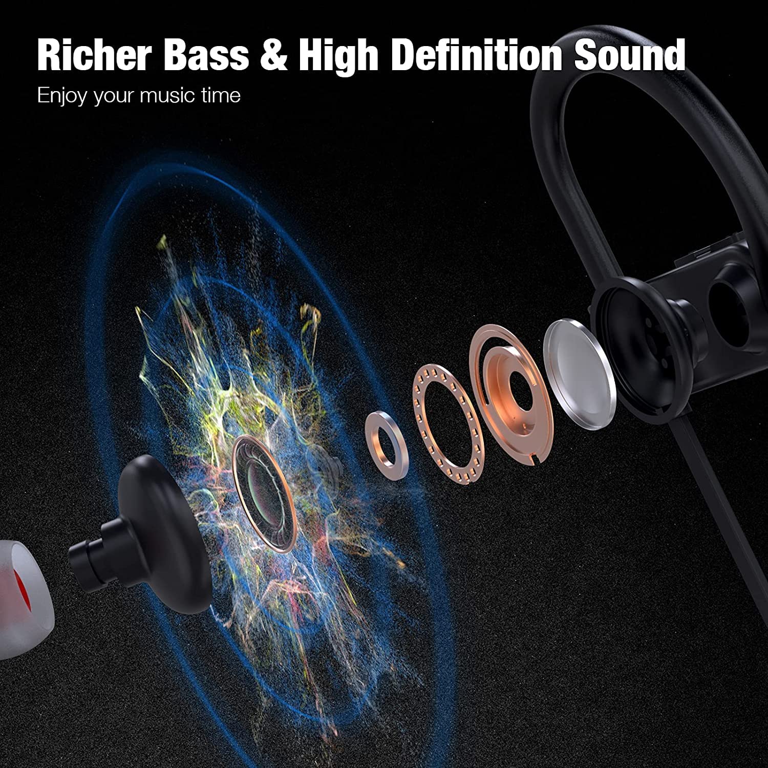 Foto 4 pulgar | Auriculares Inalámbricos Boean Bluetooth 5.3 Con 16 Horas De Reproducción - Venta Internacional.