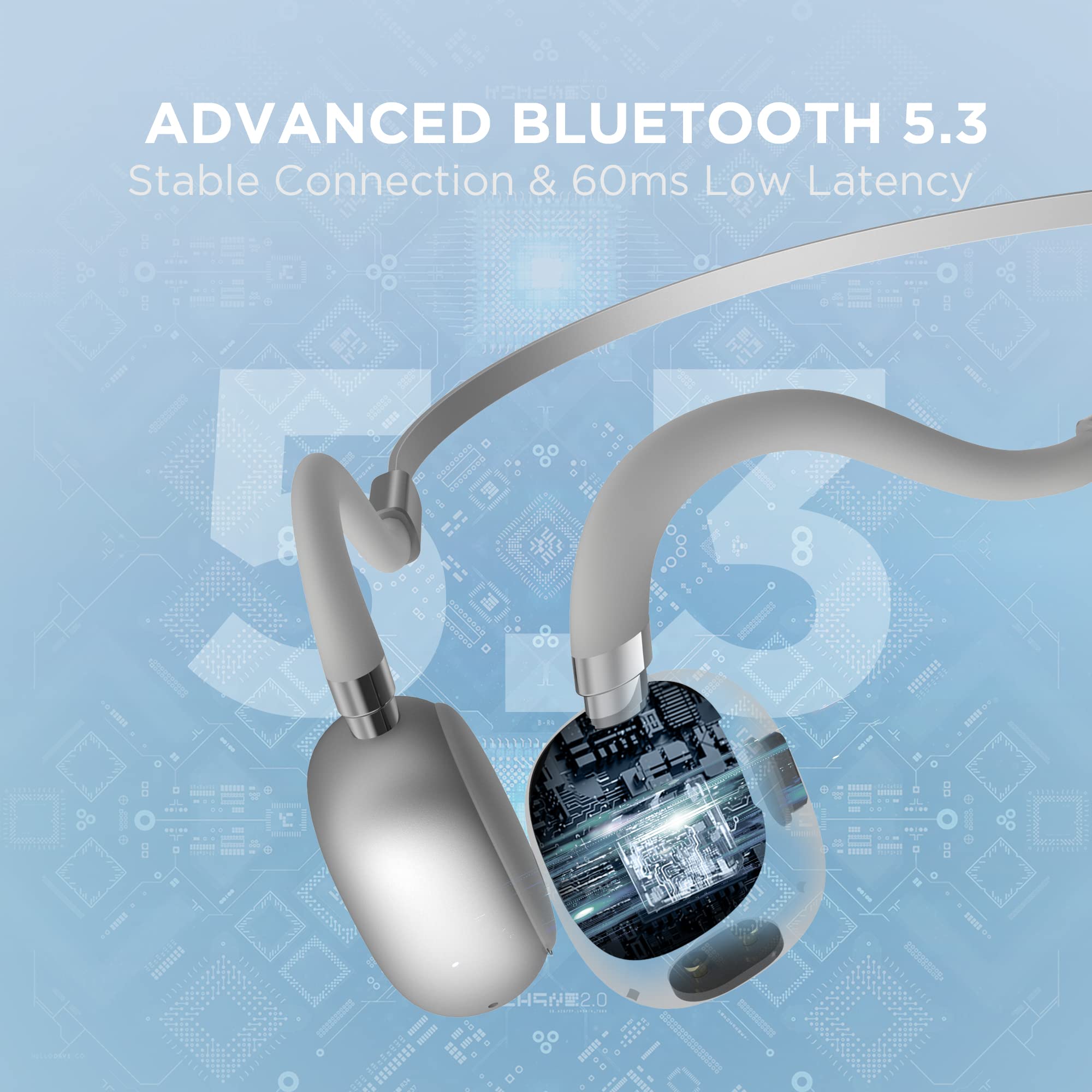 Foto 7 pulgar | Auriculares Abiertos Monster Air Conduction Bluetooth 5.3 Sil - Venta Internacional.