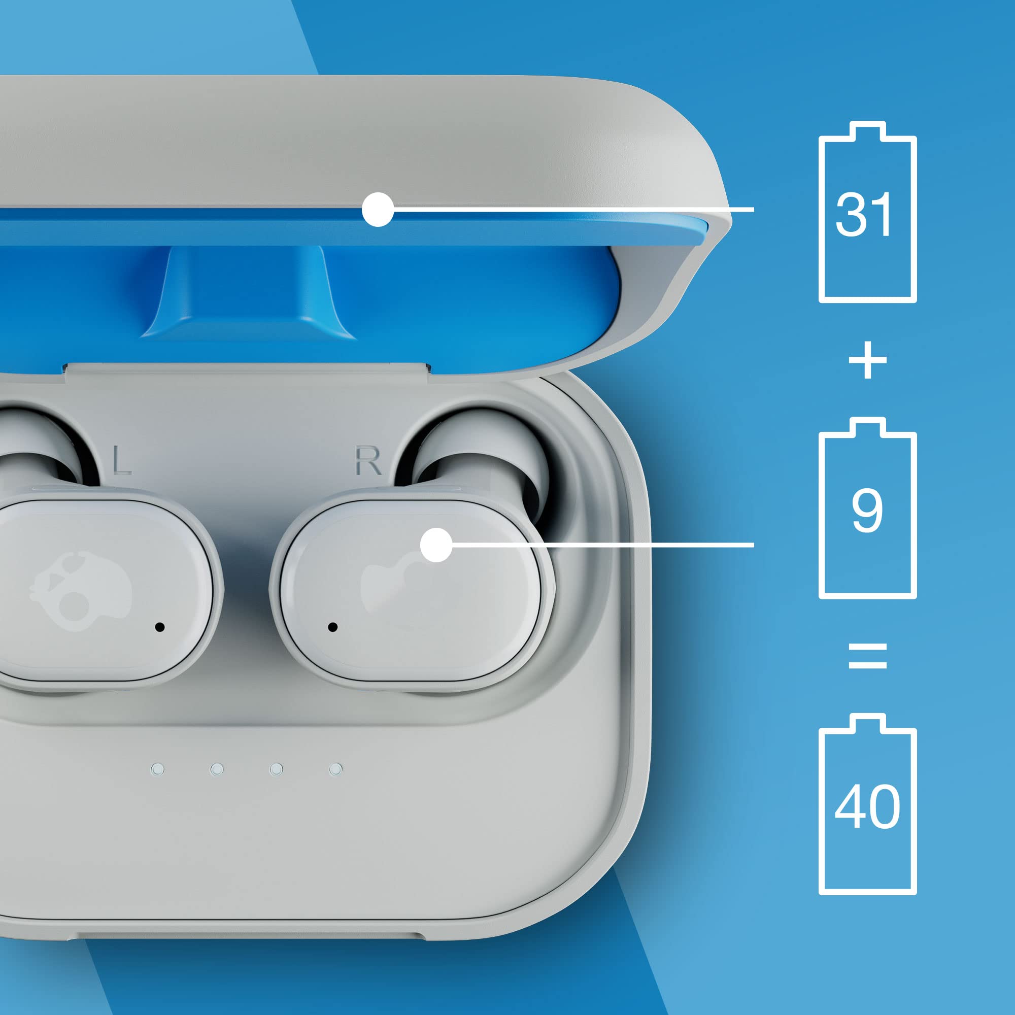 Foto 6 pulgar | Auriculares Inalámbricos Skullcandy Grind Con Batería De 40 Horas Con Alexa Light - Venta Internacional.