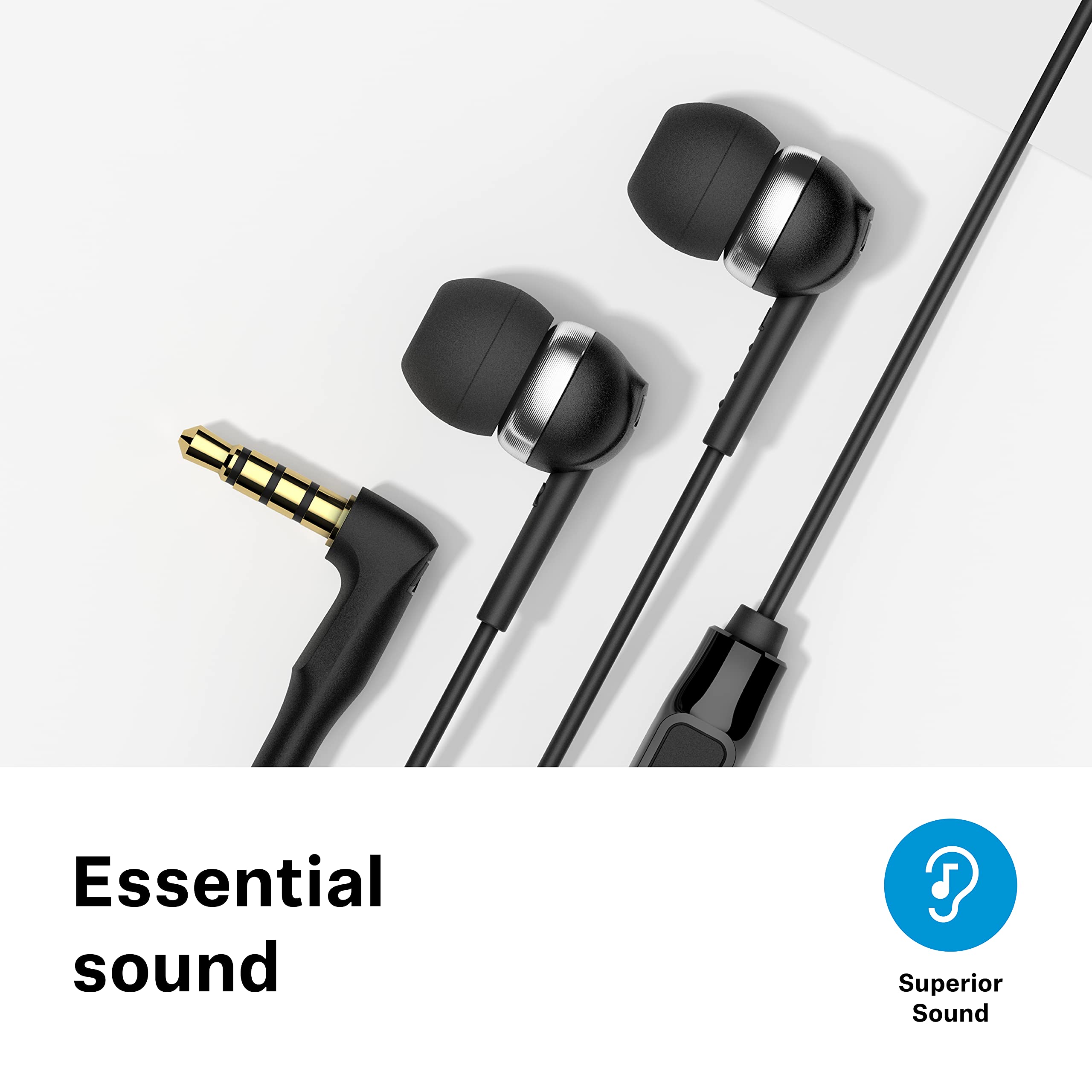 Foto 3 pulgar | Auriculares Intraurales Sennheiser Cx 80s Con Control Remoto Inteligente - Negro - Venta Internacional.