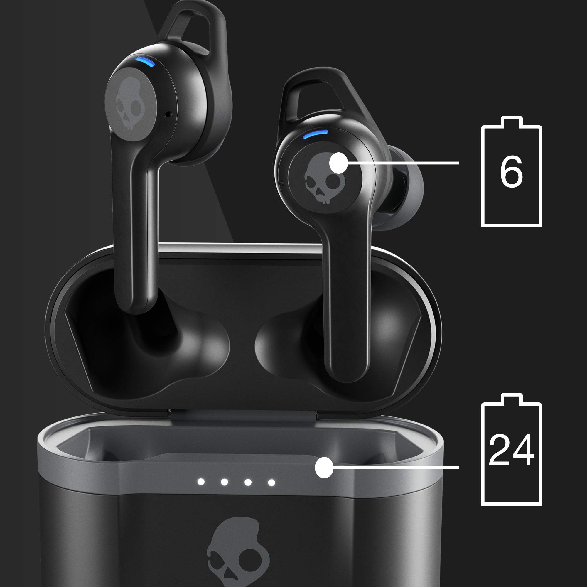 Foto 3 pulgar | Auriculares Inalámbricos Skullcandy Indy Evo 30 Hr Battery Black - Venta Internacional.