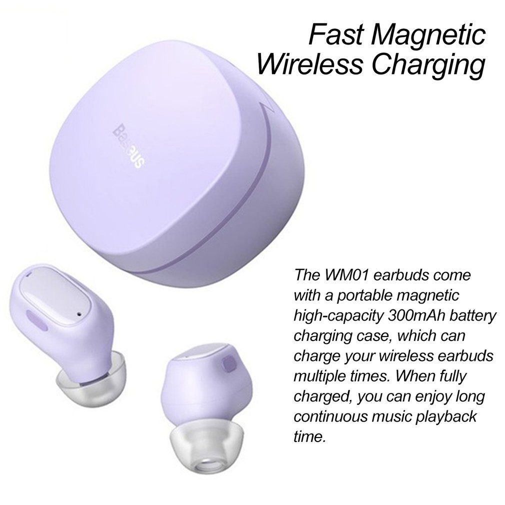 Foto 5 pulgar | Auriculares Wm01 True Wireless 5.0 Con Caja De Carga Magnética - Venta Internacional.