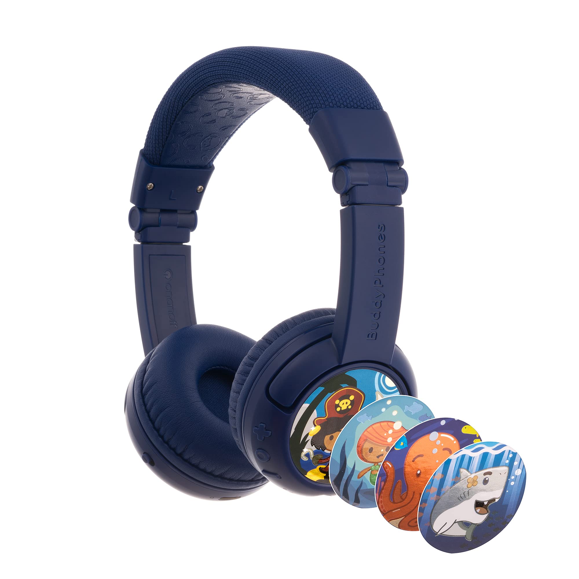 Auriculares Inalámbricos Buddyphones Play+ Bluetooth Para Niños Deepblu - Venta Internacional.