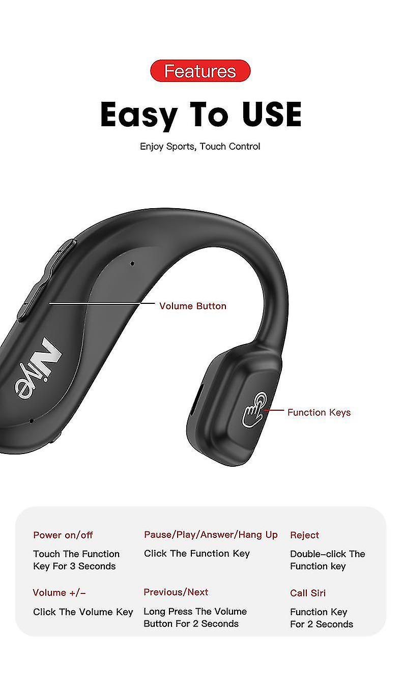 Foto 4 pulgar | Auriculares Deportivos Inalámbricos Bluetooth 5.0 - Venta Internacional.