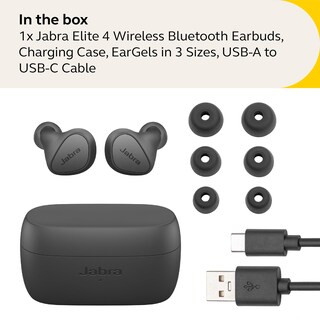 Foto 5 | Auriculares True Wireless Jabra Elite 4 Con Cancelación Activa De Ruido - Venta Internacional.